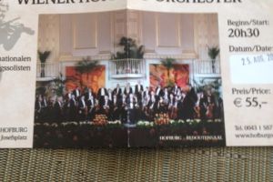 naar het concert in de Hofburg